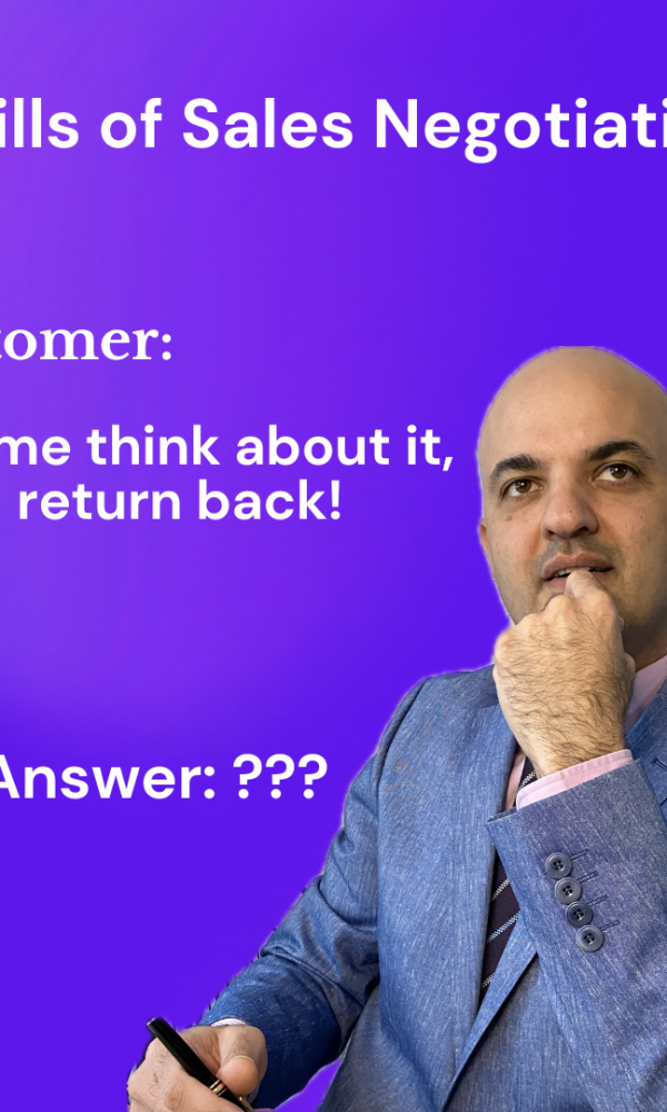 sales growth customer negotiation