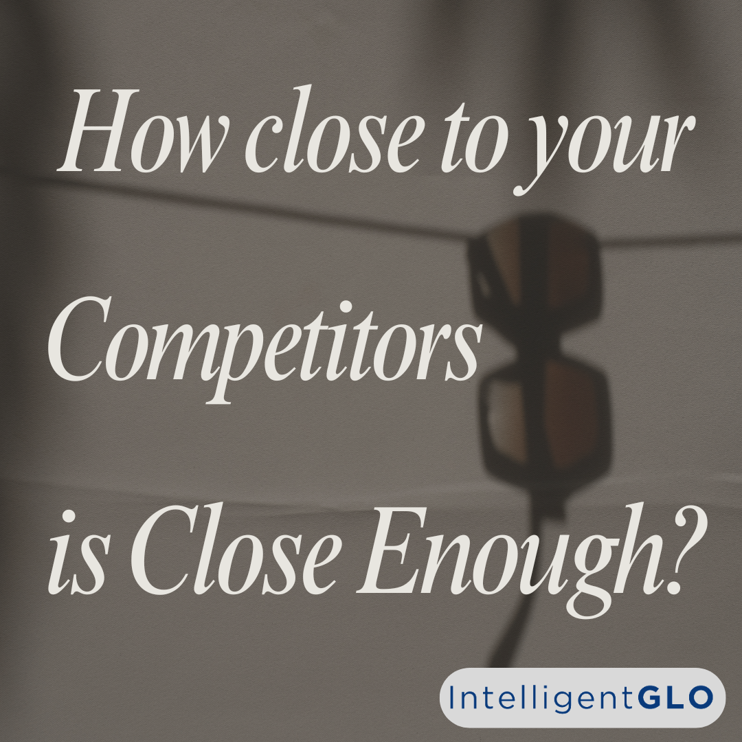 Staying Close to Competitors: How Close is Close Enough?